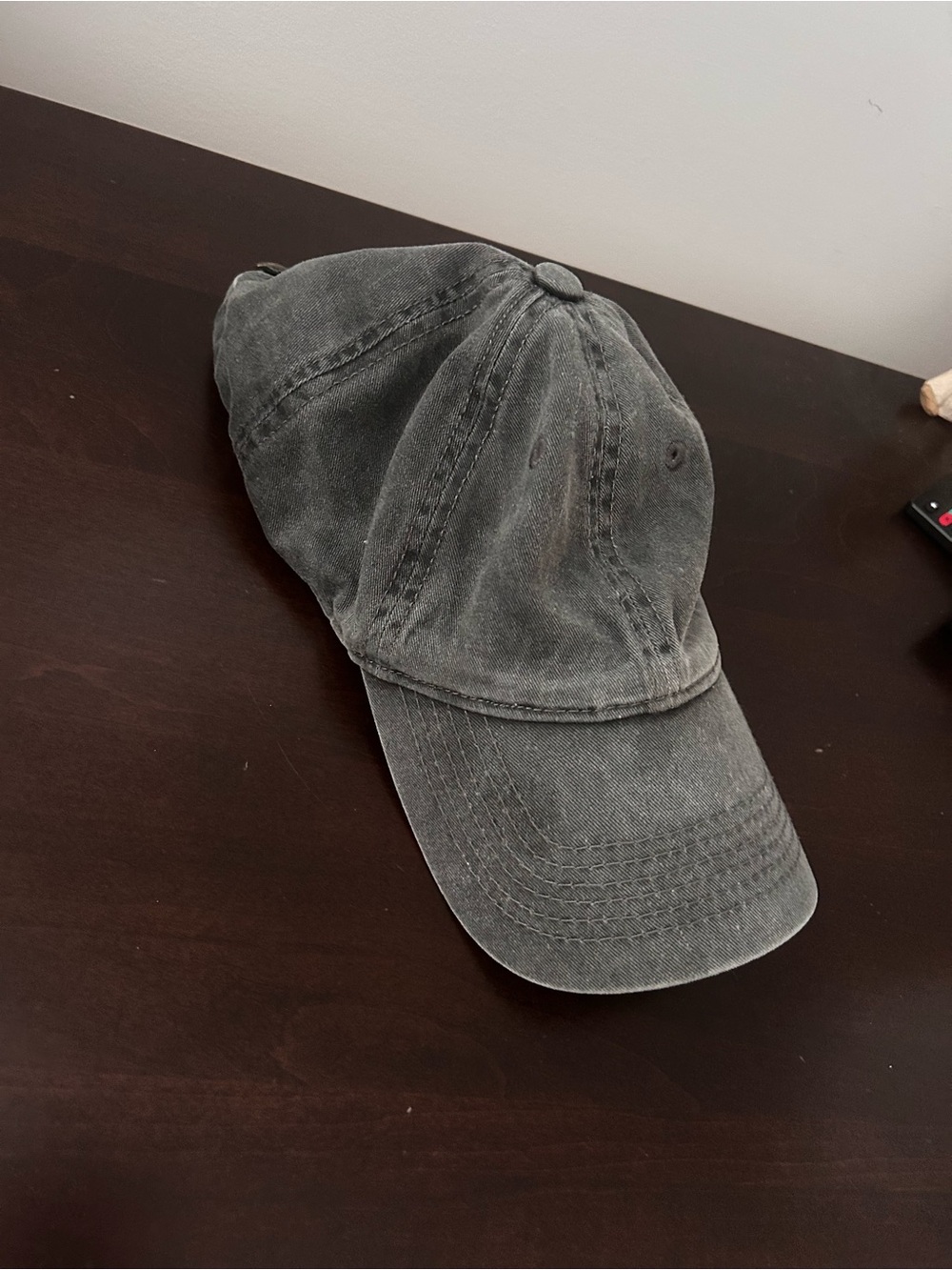 Brandy Melville Charcoal-Wash Cap